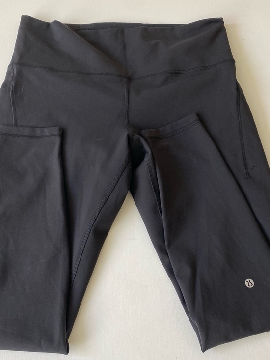 lululemon athletica Pants - Lululemon Black High-Rise full lenght Pocket Leggings sz L